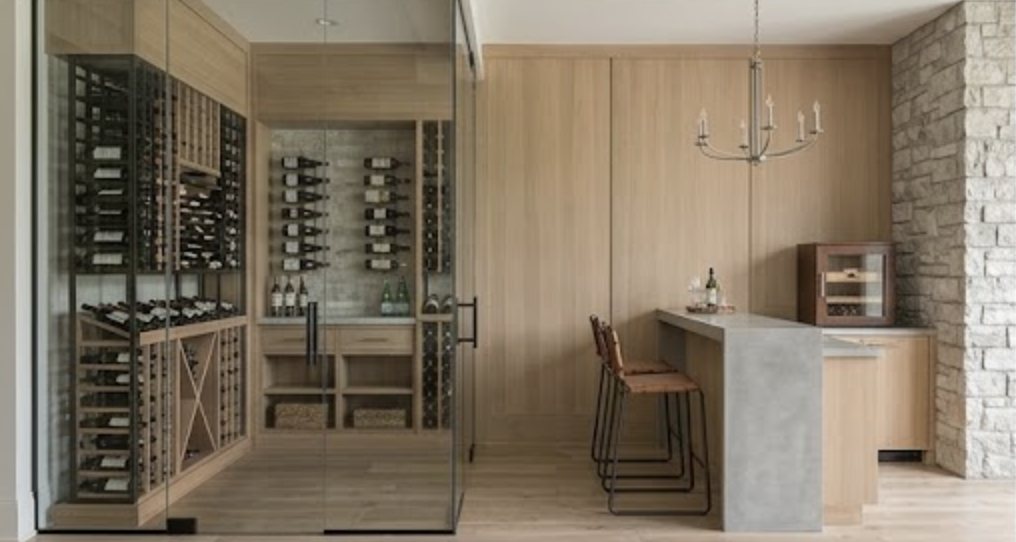 Concept rendering: wine room