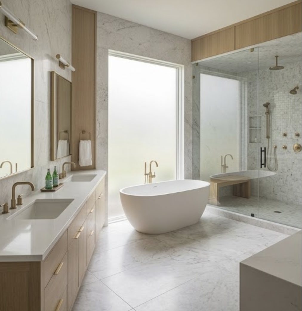 Concept rendering: primary bath